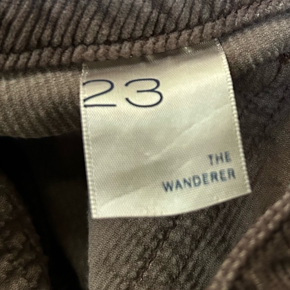 Anthropologie Pilcro Wanderer Corduroy Brown Pants Size 23 - Picture 11 of 12
